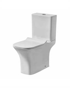 Унитаз-компакт C02-000W безободковый, сиденье с микролифтом Orange