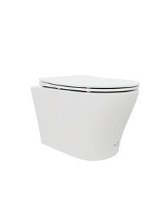 Унитаз подвесной Adige Aria MW CT9245 безободковый, с сиденьем микролифт, белый матовый Ceruttispa