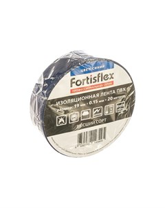 Изолента ПВХ 19 0 15 20 синяя 71235 Fortisflex