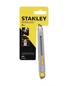 Нож Interlock 9 5мм металл корпус 0 10 095 Stanley