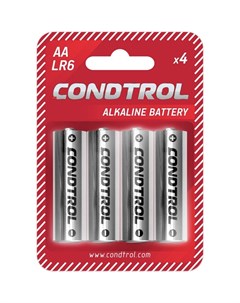 Батарейка AA LR6 4шт 7 1 040 Condtrol