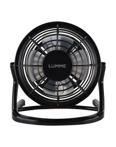 Вентилятор настольный LU FN107 серый черный Lumme
