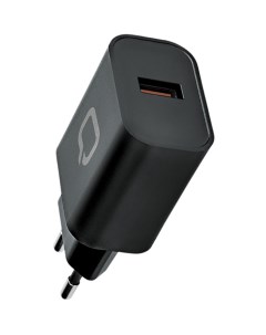 Сетевое зарядное устройство Charger 0048 1 USB 3A черный Qumo