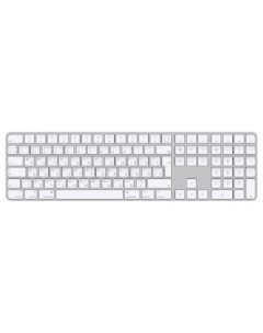 Проводная беспроводная клавиатура Magic Keyboard with Touch ID White MK2C3RS A Apple