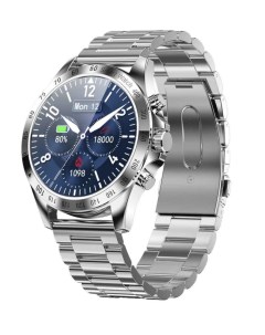 Умные часы Smart watch LW09 цвет серебристый Kingwear