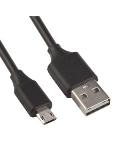 USB кабель LP Micro USB двусторонние разъемы USB Micro USB 1метр черный европакет Liberty project
