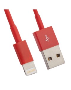 USB кабель LP для Apple iPhone iPad Lightning 8 pin красный европакет Liberty project