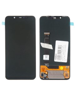 Дисплей с тачскрином для Xiaomi Mi 8 черный OLED Rocknparts