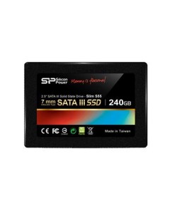 SSD накопитель Slim S55 2 5 240 ГБ SP240GBSS3S55S25 Silicon power