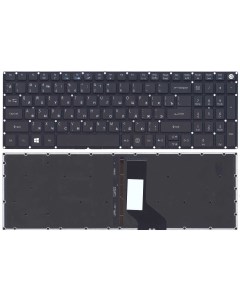 Клавиатура для ноутбука Acer Aspire E5 573 Nitro VN7 572G VN7 592G черная с подсветкой Оем