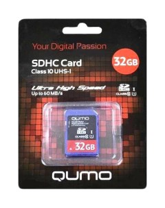 Карта памяти SDHC Ultra High Speed QM32GMICSDHC10U1 32GB Qumo