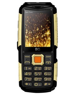 Мобильный телефон 2430 Tank Power Black Gold Bq