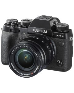 Фотоаппарат системный X T2 18 55mm Black Fujifilm
