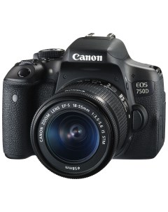 Фотоаппарат зеркальный EOS 750D 18 55mm IS STM Black Canon
