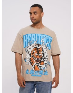 Хлопковая футболка с принтом тигра Твое
