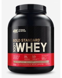 Протеин Gold Standard 100 Whey 2270 г Мокко Капучино Черный Optimum nutrition