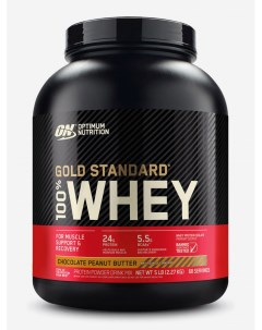 Протеин Gold Standard 100 Whey 2270 г Шоколадно арахисовое масло Черный Optimum nutrition