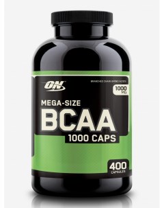Аминокислотный комплекс BCAA 1000 Caps 400 капсул Черный Optimum nutrition