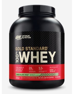 Протеин Gold Standard 100 Whey 2240 г Шоколад ментол Черный Optimum nutrition