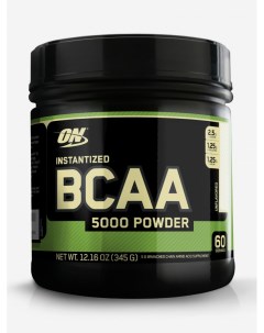 Аминокислоты BCAA 5000 Powder 345 г Без вкуса Черный Optimum nutrition