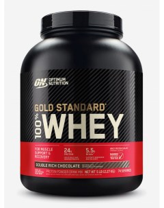 Протеин Gold Standard 100 Whey 2270 г Двойной богатый шоколад Черный Optimum nutrition