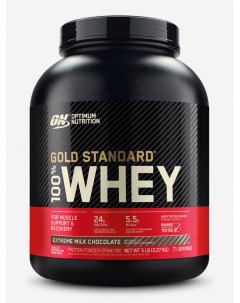 Протеин Gold Standard 100 Whey 2270 г Молочный шоколад Черный Optimum nutrition