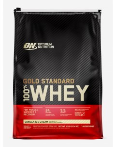 Протеин Gold Standard 100 Whey 4530 г Ванильное мороженое Черный Optimum nutrition