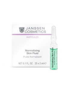 Нормализующий концентрат для ухода за жирной кожей Normalizing Fluid 25 2 мл Janssen (германия)