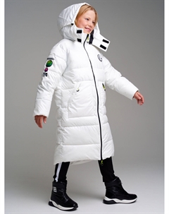 Пальто текстильное с полиуретановым покрытием для девочек Playtoday tween