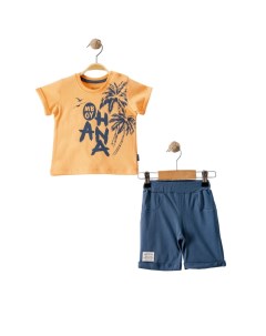 Комплект для мальчика футболка и шорты MW16639 Mini world