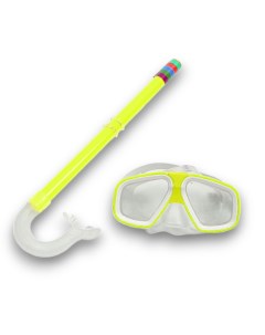 Набор для плавания детский маска трубка ПВХ E41237 5 желтый Sportex