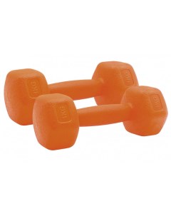 Гантели для фитнеса 2х1 кг H 201 оранжевый Sport elite