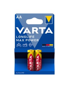 Батарейка LONGLIFE MAX POWER MAX TECH LR6 AA BL2 Alkaline 1 5V 4706 2 40 200 Varta