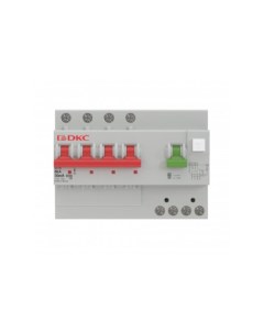 Автоматический выключатель дифф тока АВДТ MDV63 41C16 A 6kA тип характеристики C 3P N 16A тип A 7 мо Dkc