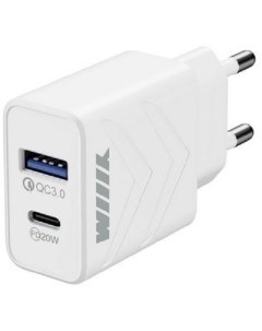 Зарядное устройство сетевое UNN 4 2 03 QCPD 20W 3A PD QC белый Wiiix
