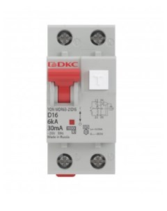 Автоматический выключатель дифф тока АВДТ MDR63 24C32 A 6kA тип характеристики C 1P N 32A тип A 2 мо Dkc
