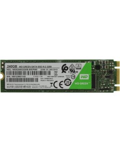 Накопитель SSD M 2 2280 WDS240G2G0B WD Green 240GB TLC 3D NAND SATA 6Gb s 540 465MB Western digital