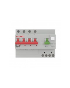 Автоматический выключатель дифф тока АВДТ MDV63 41C10 A 6kA тип характеристики C 3P N 10A тип A 7 мо Dkc