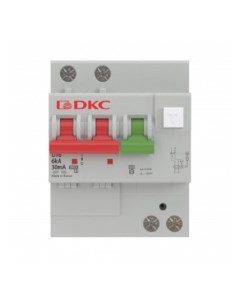 Автоматический выключатель дифф тока АВДТ MDV63 23C10 A 6kA тип характеристики C 1P N 10A тип A 4 мо Dkc