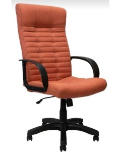 Кресло Кр26 ТГ ПЛАСТ К28 ткань Крафт оранжевая Яркресло