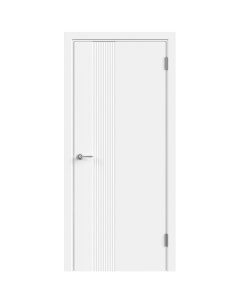 Дверь межкомнатная Scandi 3D 1 700х2000 мм эмаль белая с замком Velldoris