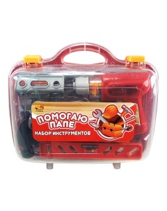 Набор игрушечных инструментов Помогаю Папе Набор инструментов в чемодане PT 00269 Abtoys