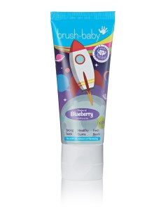 Детская зубная паста 3 черника 50 мл Brush-baby