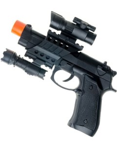 Игрушечный пистолет с глушителем на бат BT635504 Kari