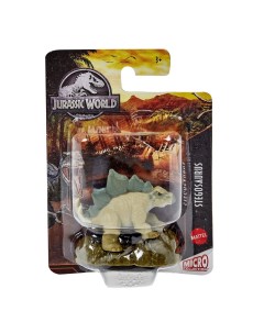 Мини фигурка динозавра Mattel MICRO COLLECTION STEGOSAURUS 4 см GXB08 HBX27 Jurassic world