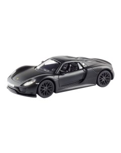 Машина металлическая 1 32 Porsche 918 Spyder инерционная черный матовый Uni fortune