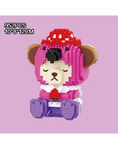 Конструктор 3D из миниблоков Teddy Bear мишка розовый фламинго 952 эл BA18257 Balody