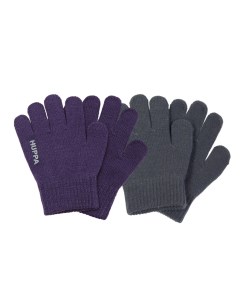 Перчатки LEVI 2 82050002 00173 Размер 3 Цвет фиолетовый серый Huppa