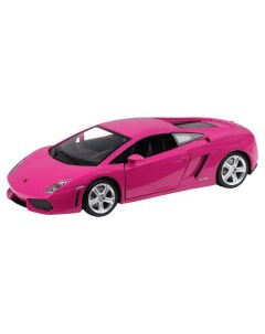 Машина Lamborghini Gallardo розовый 1 24 свет звук JB1251383 Автопанорама