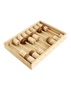 Деревянная игрушка для малышей Счеты детские деревянные Пелси